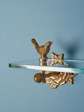 Anthropology Everlee Glass Shelf